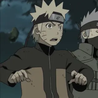 🦊 Naruto Anime, Manga, Kreskówki, Ninja, Walka telegram sticker
