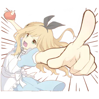 Чудесная Алиса @Nyasticks whatsapp stickers