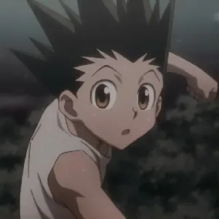 😲 Gon Freecss Hunter x Hunter anime, manga, gon freecss, hunter x hunter, shonen telegram sticker