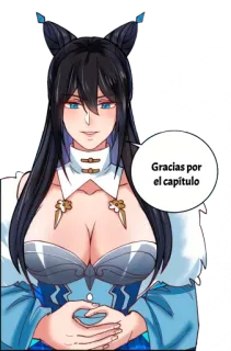 👌 Gracias por el capítulo Anime, Manga, Kreskówka, Kobieta, Dziękuję telegram sticker
