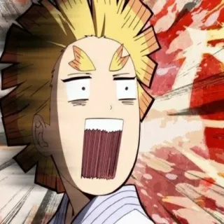 🍃 Zenitsu Agatsuma Demon Slayer anime, manga, scared, lightning, demon telegram sticker