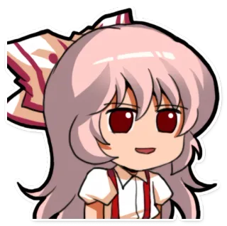 😕 Аниме, Манга, Мультфильм, Чиби, Милый, Фанатское творчество telegram sticker