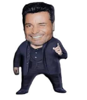 😉 Chayanne celebridade, cantor, chayanne, artista, pop latino, caricatura telegram sticker