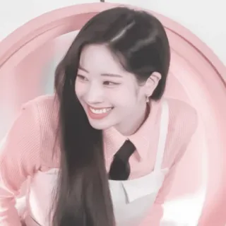 🎂 woman, smile, pink, portrait, cheerful telegram sticker
