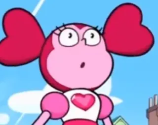 😮 Spinel Steven Universe cartoon, pink, character, animated, Steven Universe, Spinel whatsapp sticker
