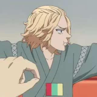 🇲🇱 Mikey Tokyo Revengers Аниме, Персонаж, Жест, Манга telegram sticker