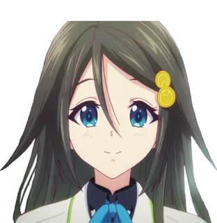😊 anime, ragazza, sorridente, carina telegram sticker