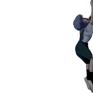 😐 Rei Ayanami Neon Genesis Evangelion Anime, Mangá, Evangelion, Rei Ayanami whatsapp sticker