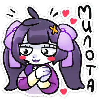 🌟 мuлота น่ารัก, คาวาอิ, อนิเมะ, มังงะ, การ์ตูน telegram sticker