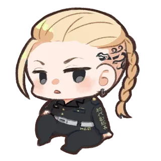😒 Ryuguji Ken Tokyo Revengers 初代副總長 Anime, Manga, Dễ thương, Nhân vật, Ryuguji Ken, Tokyo Revengers telegram sticker