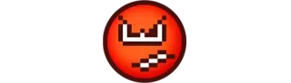 😡 emoji, wütend, rot, verpixelt telegram sticker