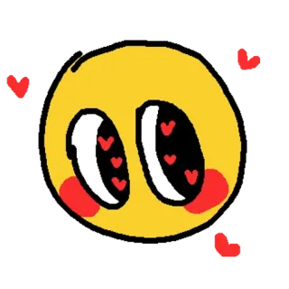 🥺 love, hearts, emoji, cartoon, cute, kawaii, face telegram sticker