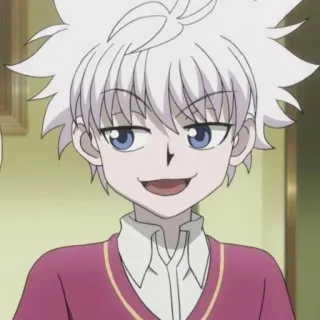⚡️ Killua Zoldyck Hunter x Hunter Аниме, Киллуа, Киллуа Золдик, Hunter x Hunter, Манга, Мультфильм, Вымышленный персонаж telegram sticker