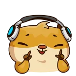 Senya Hamster @TgSticker telegram emojis 🕺