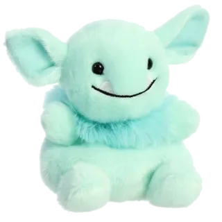🧌 peluche, pupazzo, mostro, carino, verde menta telegram sticker