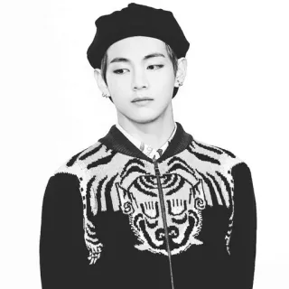 🗝 V K팝, 가수, 아이돌, 한국, 음악, V, BTS telegram sticker