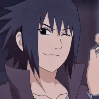 🖲 Sasuke Uchiha Naruto Аниме, Манга, Саске, Учиха, Наруто telegram sticker
