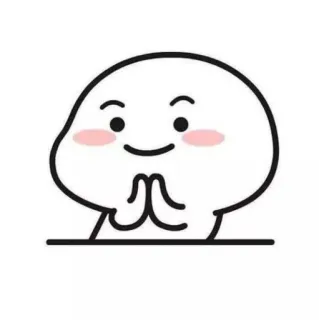 🙏 fofo, kawaii, emoji, desenho animado, personagem, ilustração telegram sticker