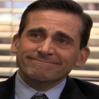 🥺 Michael Scott The Office The Office, Michael Scott, Steve Carell, Serial TV, Komedi whatsapp sticker