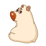 ☹️ クマ, 悲しい, アニメ whatsapp sticker
