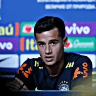 💙 Philippe Coutinho soccer, football, athlete, sports, brazil telegram sticker