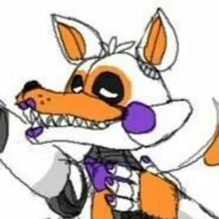 🌟 Lolbit Five Nights at Freddy's Animatrónico, Zorro, Five Nights at Freddy's, Lolbit, Personaje de videojuego, Personaje ficticio, Juego de terror telegram sticker