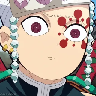 💎 Tengen Uzui Demon Slayer Аниме, Клинок, рассекающий демонов, Тенген, Узуй, Столп Звука telegram sticker