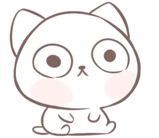 😮 แมว, น่ารัก, ลูกแมว, สัตว์, สติกเกอร์ telegram sticker