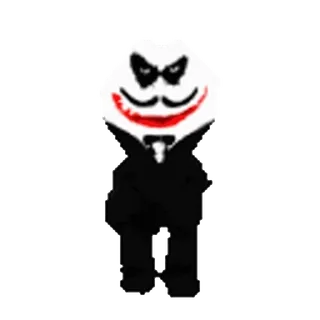 👽 익명, 마스크, 가이 포크스, 조커, 악당 whatsapp sticker