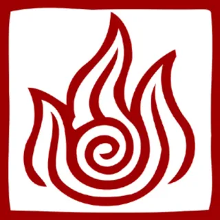 🔥 Avatar: The Last Airbender Negara Api, Simbol, Avatar, Pengendalian Api, Negara telegram sticker