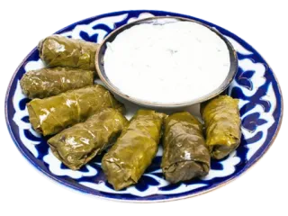 🍽 Долма, Виноградные листья, Еда, Ближневосточная кухня, Фаршированный, Вегетарианский telegram sticker