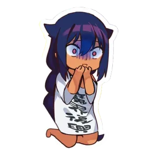 🤢 隷属の悪魔 Anime, Manga, Imut, Karakter telegram sticker