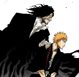 🤝 Ichigo Kurosaki Bleach Anime, Manga, Spada, Battaglia, Ichigo, Bleach telegram sticker