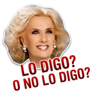 👑 LO DIGO?
O NO LO DIGO? Мем, Знаменитость, Испанский, Фраза telegram sticker