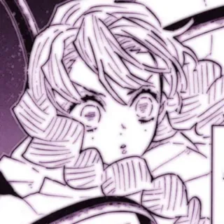 ☹️ Mitsuri Kanroji Demon Slayer Anime, Manga, Demon Slayer, Mitsuri Kanroji, Personaggio whatsapp sticker