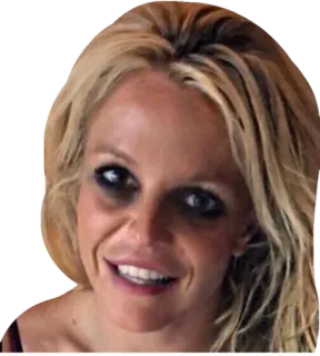 🤡 Britney Spears chanteur, célébrité, pop star, blonde, personne telegram sticker