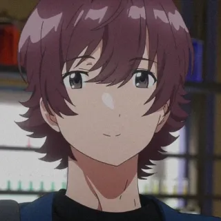 ☺️ anime, boy, character, youth, cartoon, portrait telegram sticker