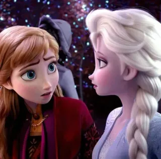 🧏‍♀ Anna Frozen desenho animado, Disney, Frozen, Anna, Elsa, irmãs telegram sticker