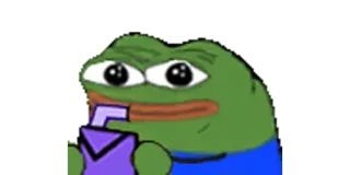 🌝 Pepe the Frog Pepe, rana, meme, bere, meme di internet telegram sticker