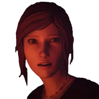 😟 Rachel Amber Life is Strange videogioco, ragazza, ritratto telegram sticker