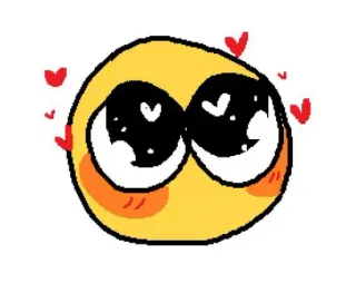 🙄 Emoji, Amore, Cuori, Carino, Cartoni animati, Faccia telegram sticker