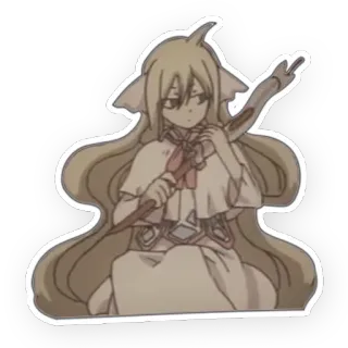 ✊ Anime, Personaggio, Ragazza, Fiaba telegram sticker