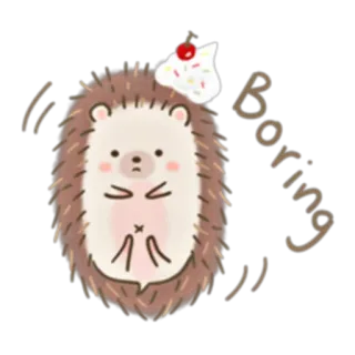 Muffin The Hedgehog (FULL) [ENG] @WSZB_Stickers telegram stickers