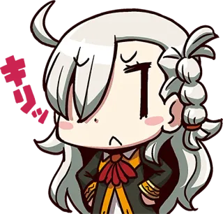 😡 もうり! 애니메이션, 화난, 귀여운, 치비, 좌절 whatsapp sticker