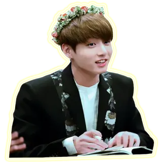 😁 Jungkook kpop, bts, chanteur, idole, asiatique, homme telegram sticker