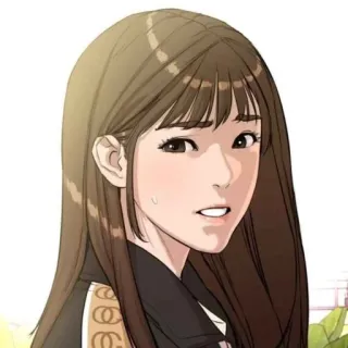 🌸 vrouw, meisje, portret, cartoon, strip, mooi, knap, tiener telegram sticker