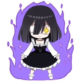 🔥 anime, chibi, character, manga, cute, sticker whatsapp sticker