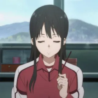 🍙 Nishimiya Shoko A Silent Voice Anime, Schuluniform, Süß, Mädchen, Charakter, Nishimiya Shoko, A Silent Voice whatsapp sticker