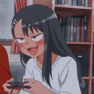 😈 Nagatoro Don't Toy with Me, Miss Nagatoro Anime, Nagatoro, Süß, Gaming, Manga telegram sticker