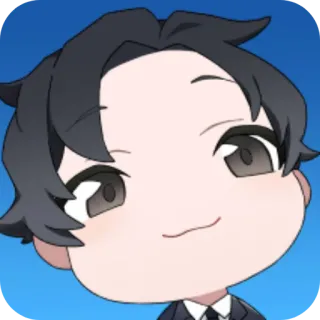 👍 chibi, anime, character, illustration, sticker telegram sticker
